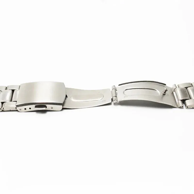 12 14mm 16mm 18mm 20mm 22mm 24mm Stainless Steel Links Watch Bands Strap Wristwatch Clasp Bracelet Replacement Light Weight Band