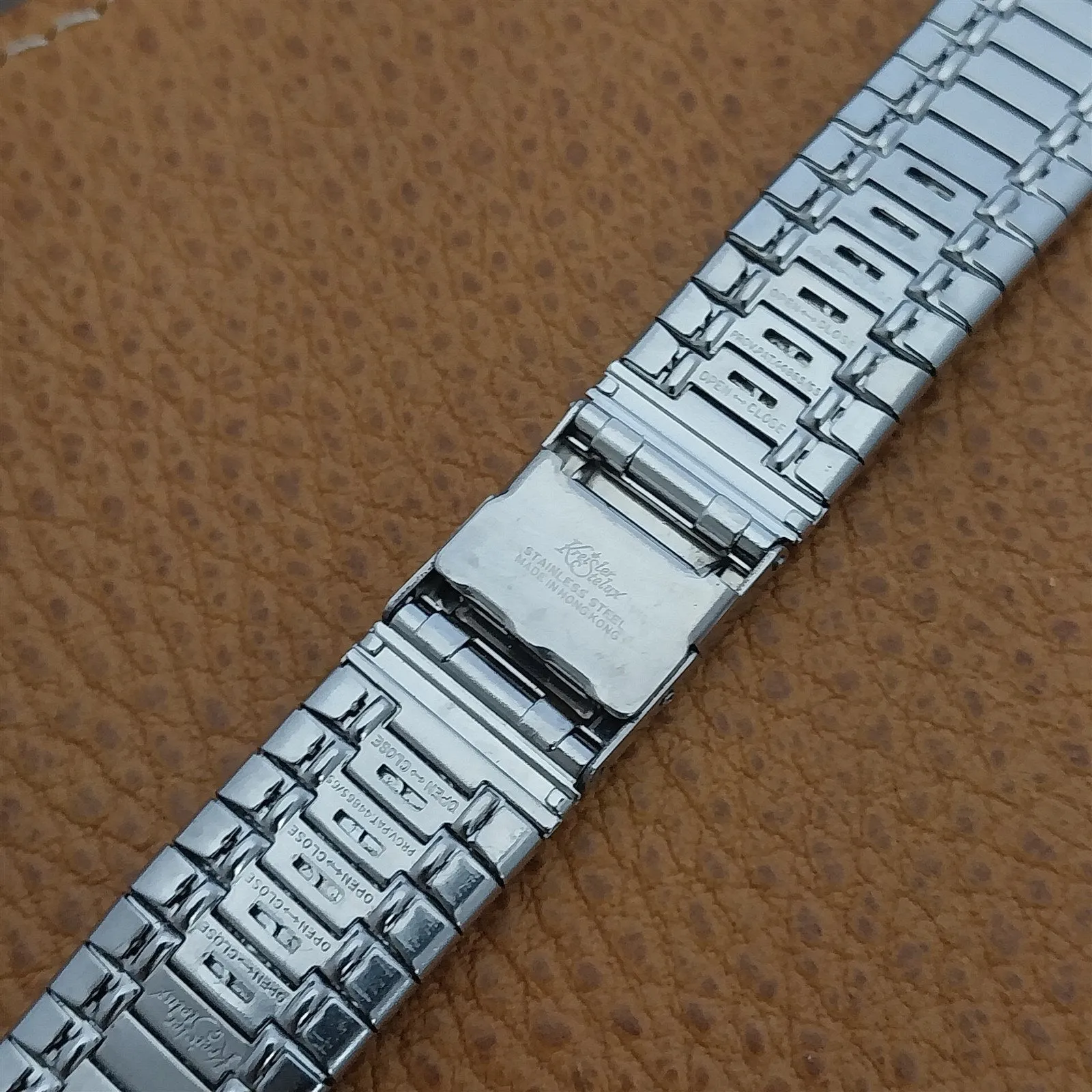 17.2mm Stainless Steel Kreisler Stelux Unused nos 1960s-1970s Vintage Watch Band
