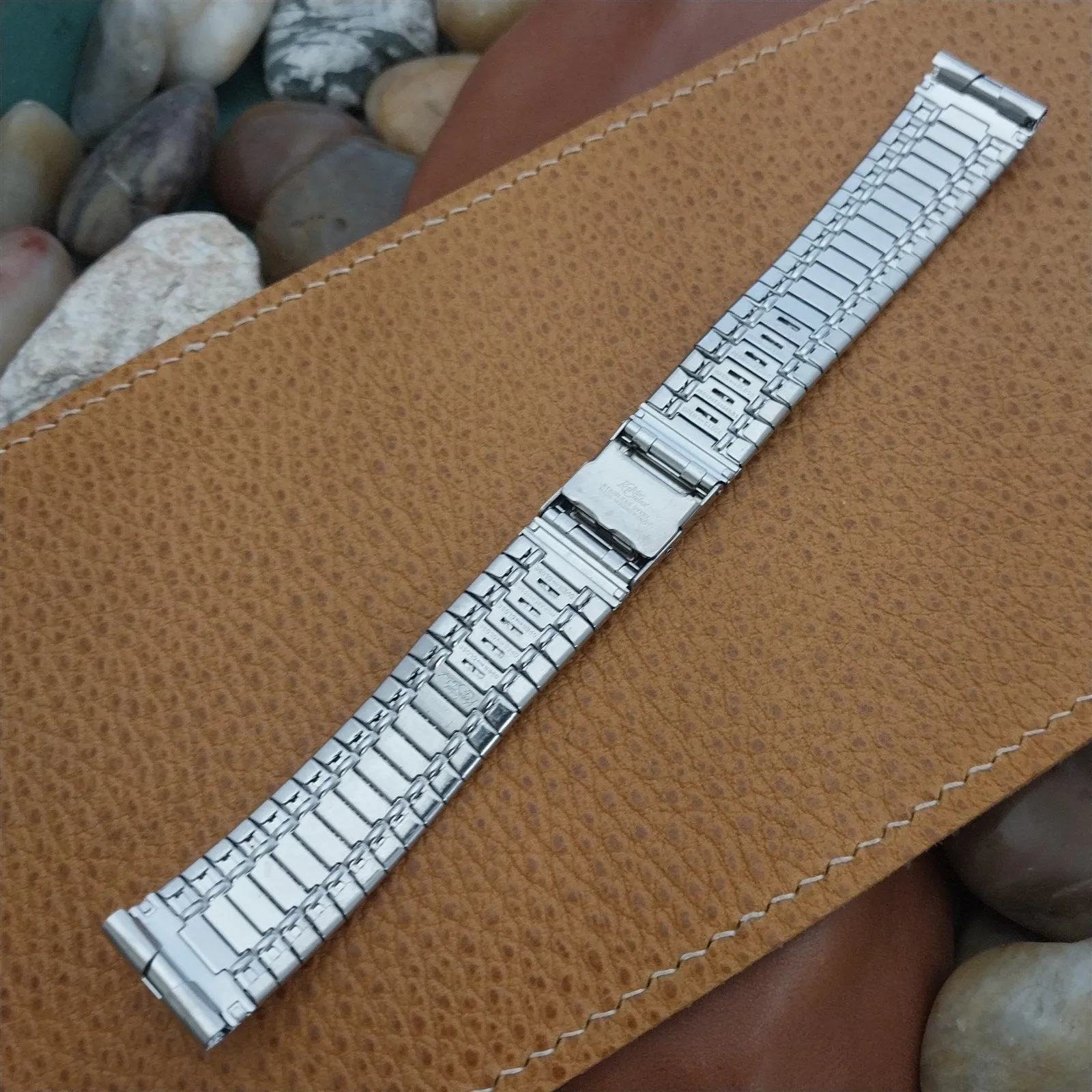 17.2mm Stainless Steel Kreisler Stelux Unused nos 1960s-1970s Vintage Watch Band