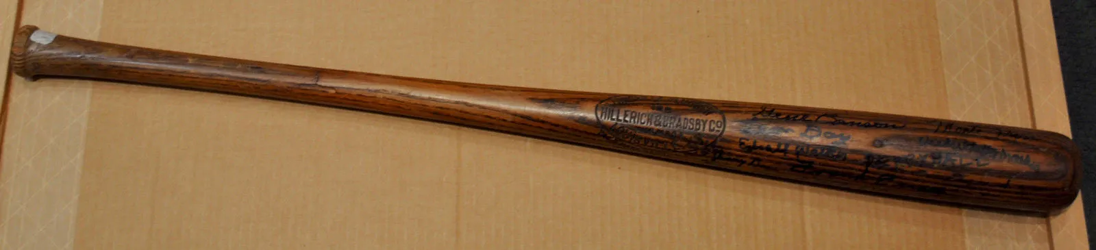 1940s Extremely Rare Collectible Negro League Bat with 26 All-Star Signatures - $30K VALUE