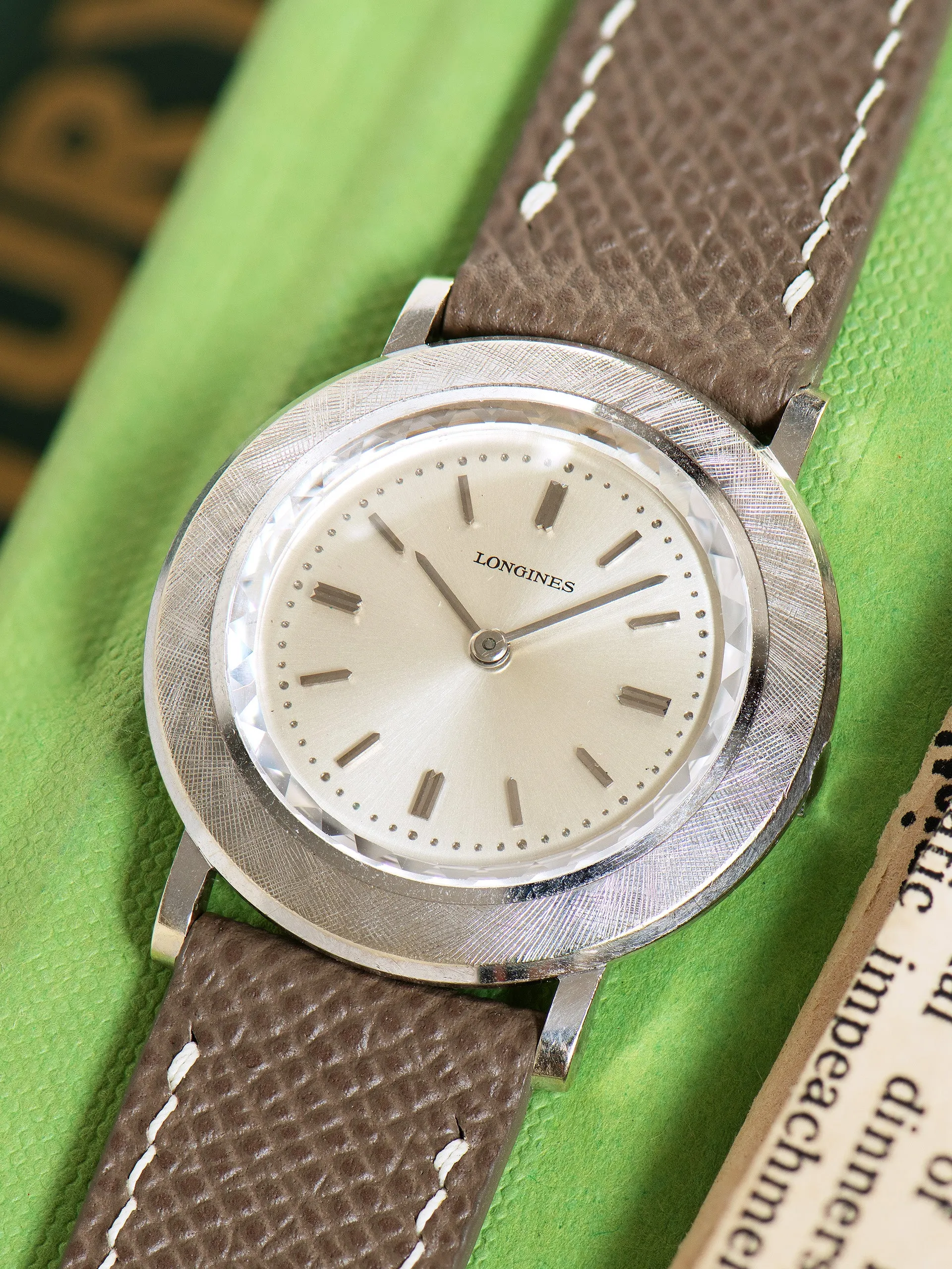 1965 Longines Dress Watch 14K WG (Ref. 494-893) "Cal. 19.4"