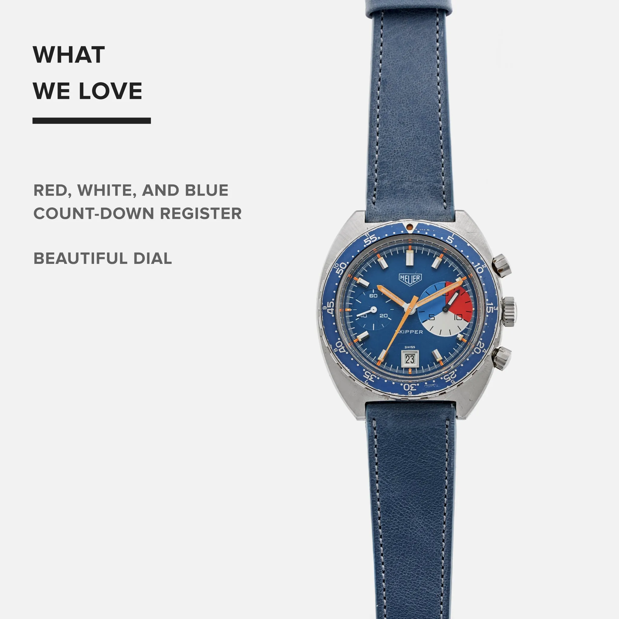 1970s Heuer Skipper Reference 73464