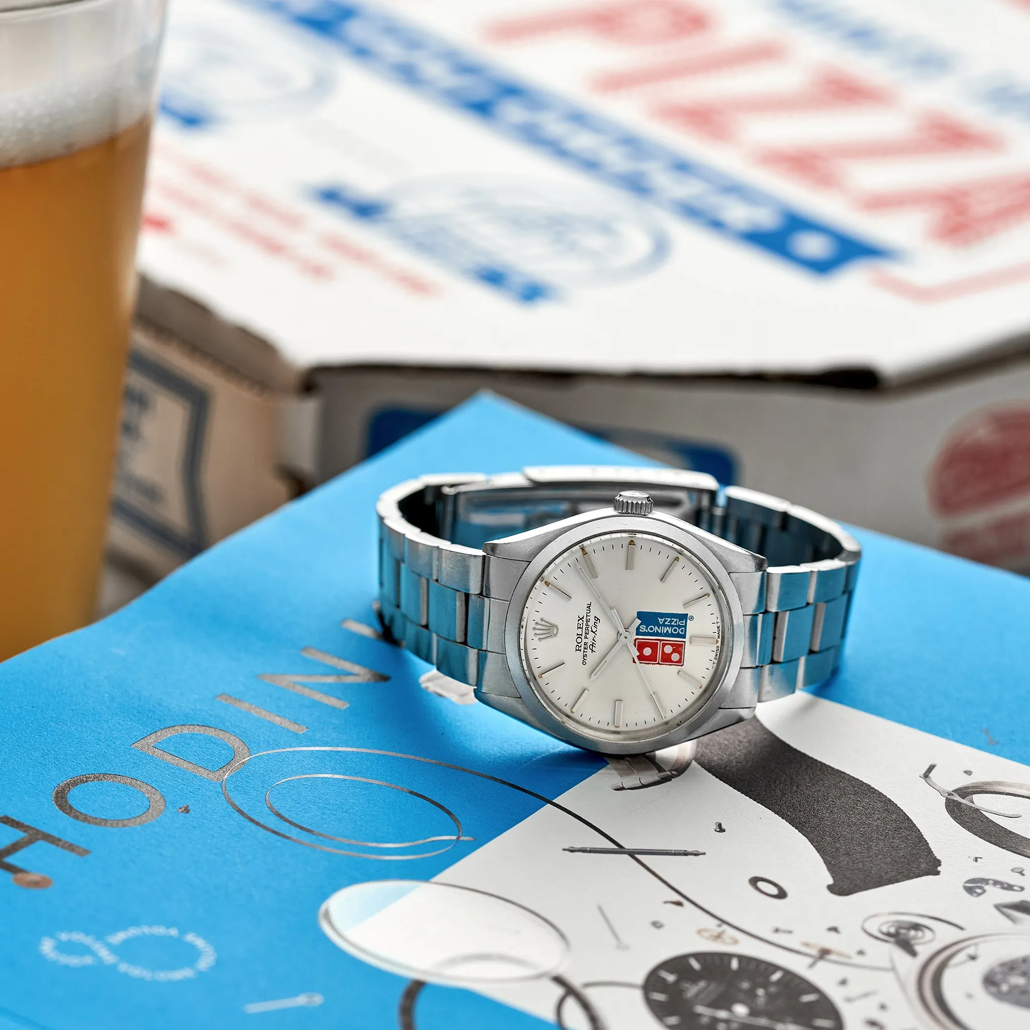 1987 Rolex Air-King Ref. 5500 With Domino's Pizza Dial