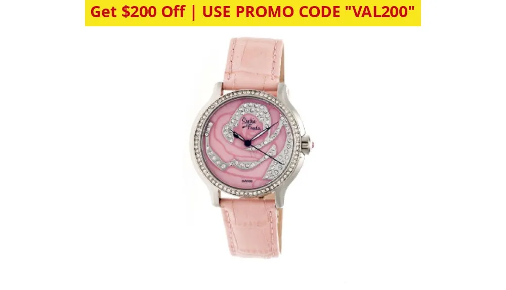 $200 COUPON: Sophie & Freda Monaco Swiss/Quartz Movement Leather Watches - Ships Quick!