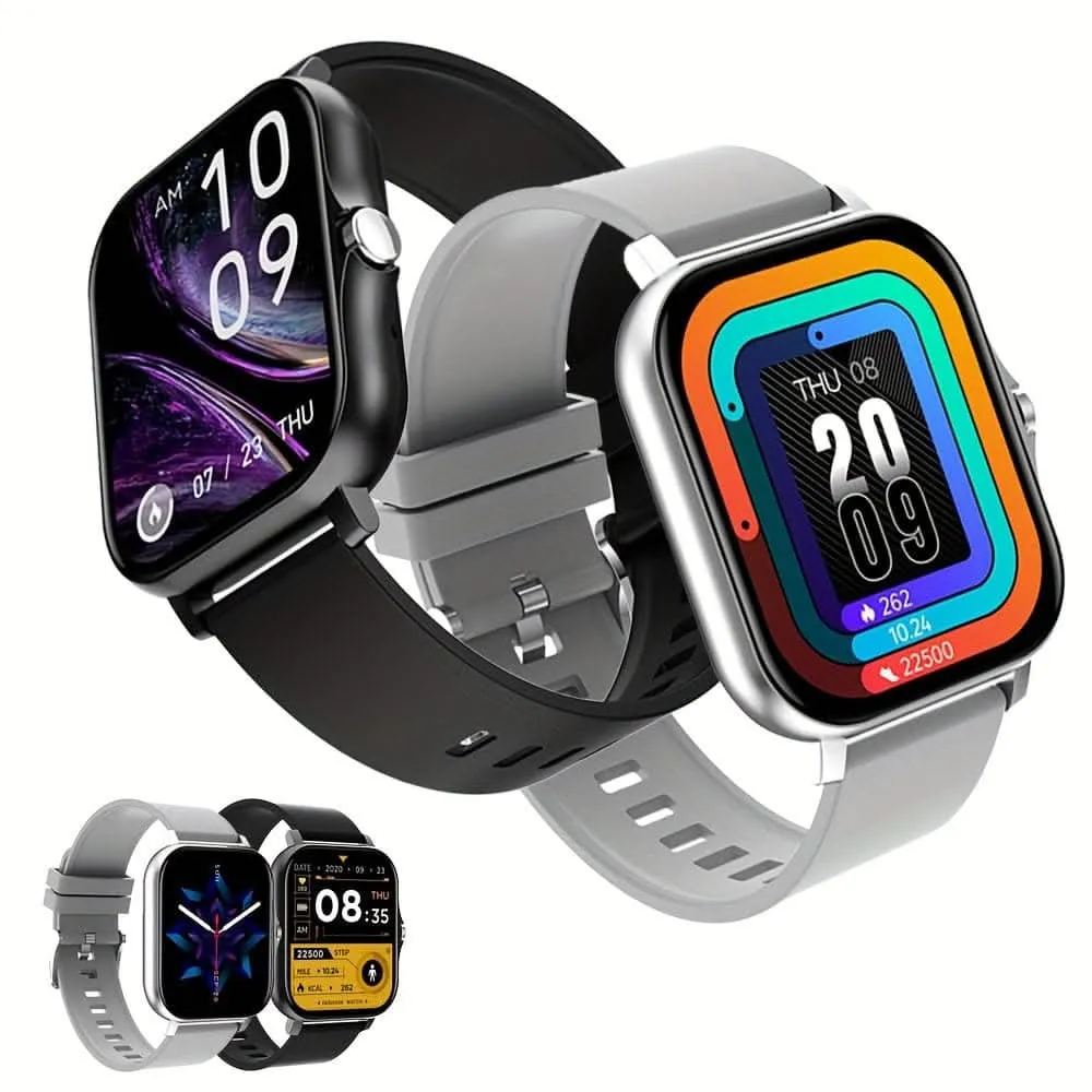2024 Large-Screen Smart Watch – Calls, Alerts, Activity Tracking