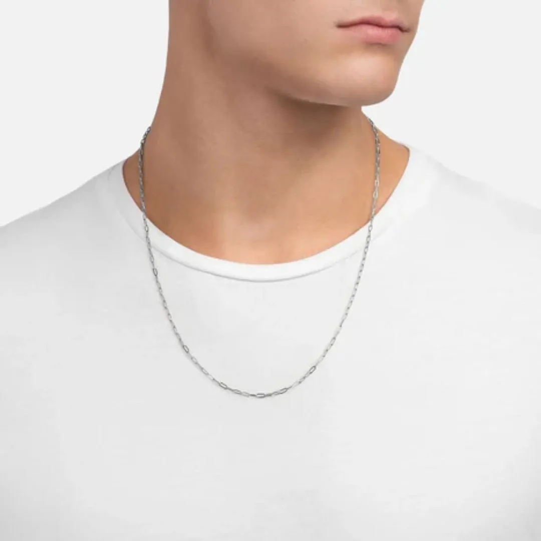 2.5mm Volt Link Cable Chain Necklace (Sterling Silver)