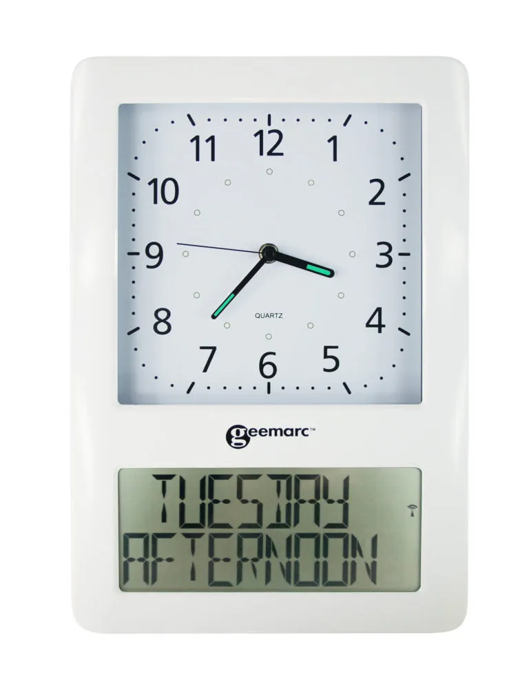 Analogue and digital clock