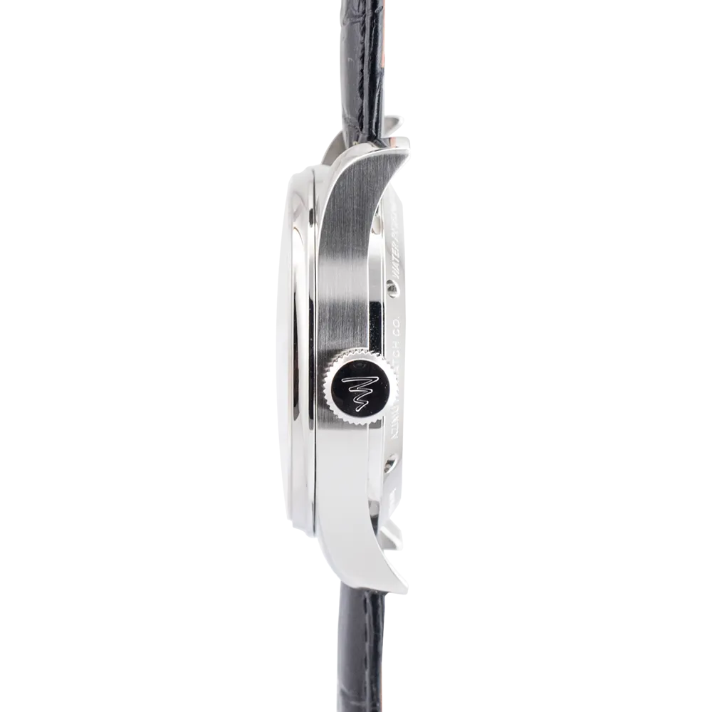 AZIMUTH Back in Time with Date Gun Metal Grey