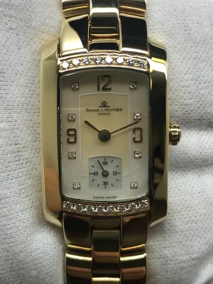 Baume & Mercier Hampton Milleis 65311 Mother of Pearl Diamond Dial Quartz Women's Watch