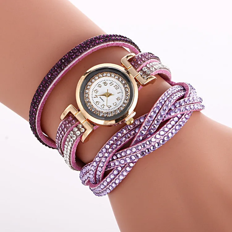 Beautiful Crystal Strap Wrist Watch