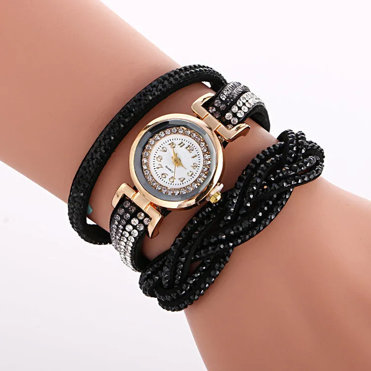 Beautiful Crystal Strap Wrist Watch