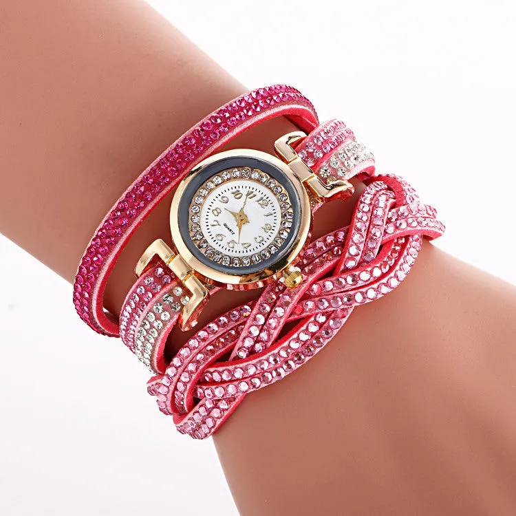 Beautiful Crystal Strap Wrist Watch