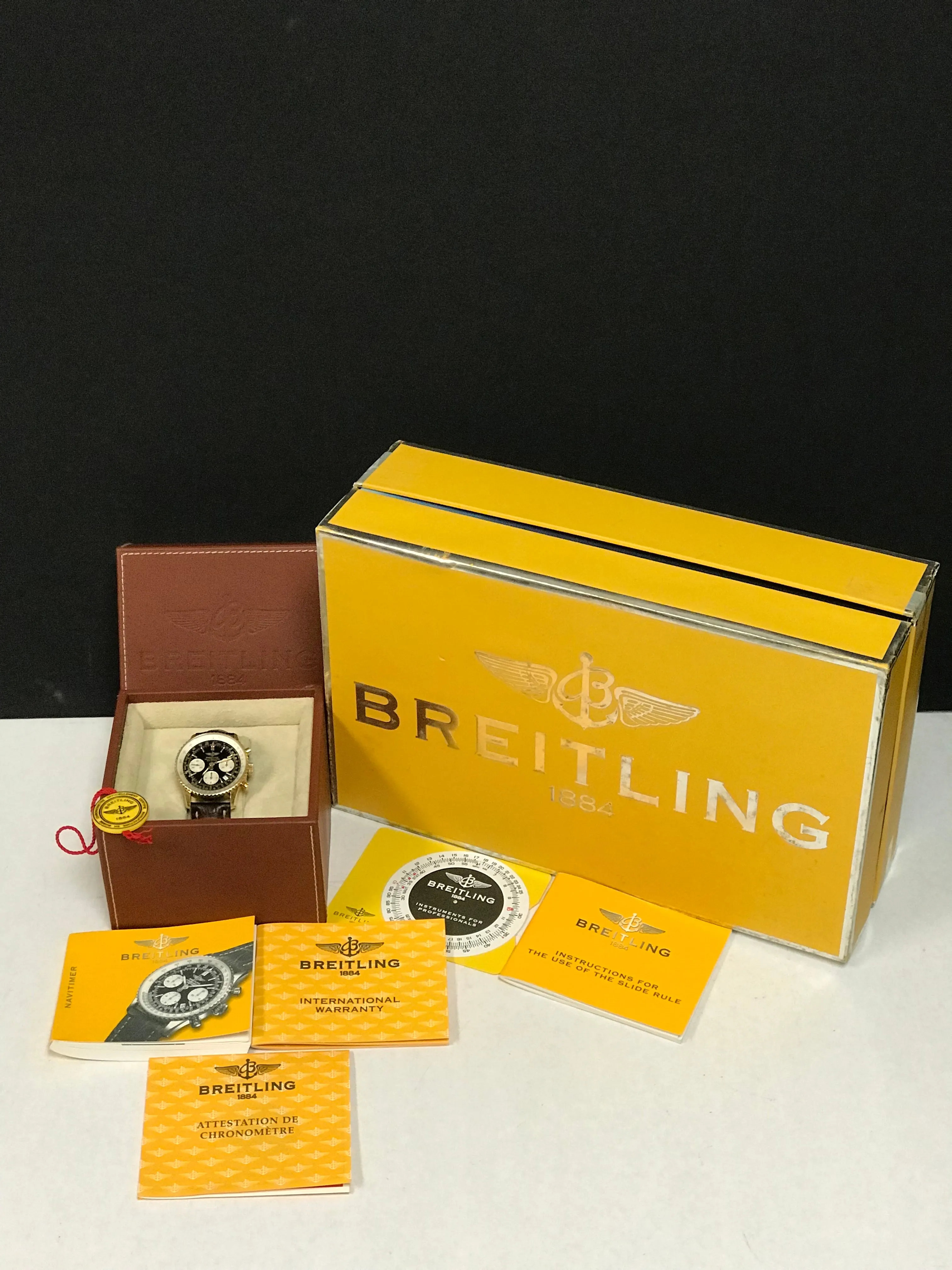 Breitling Navitimer K23322 Black Dial Automatic Men's Watch