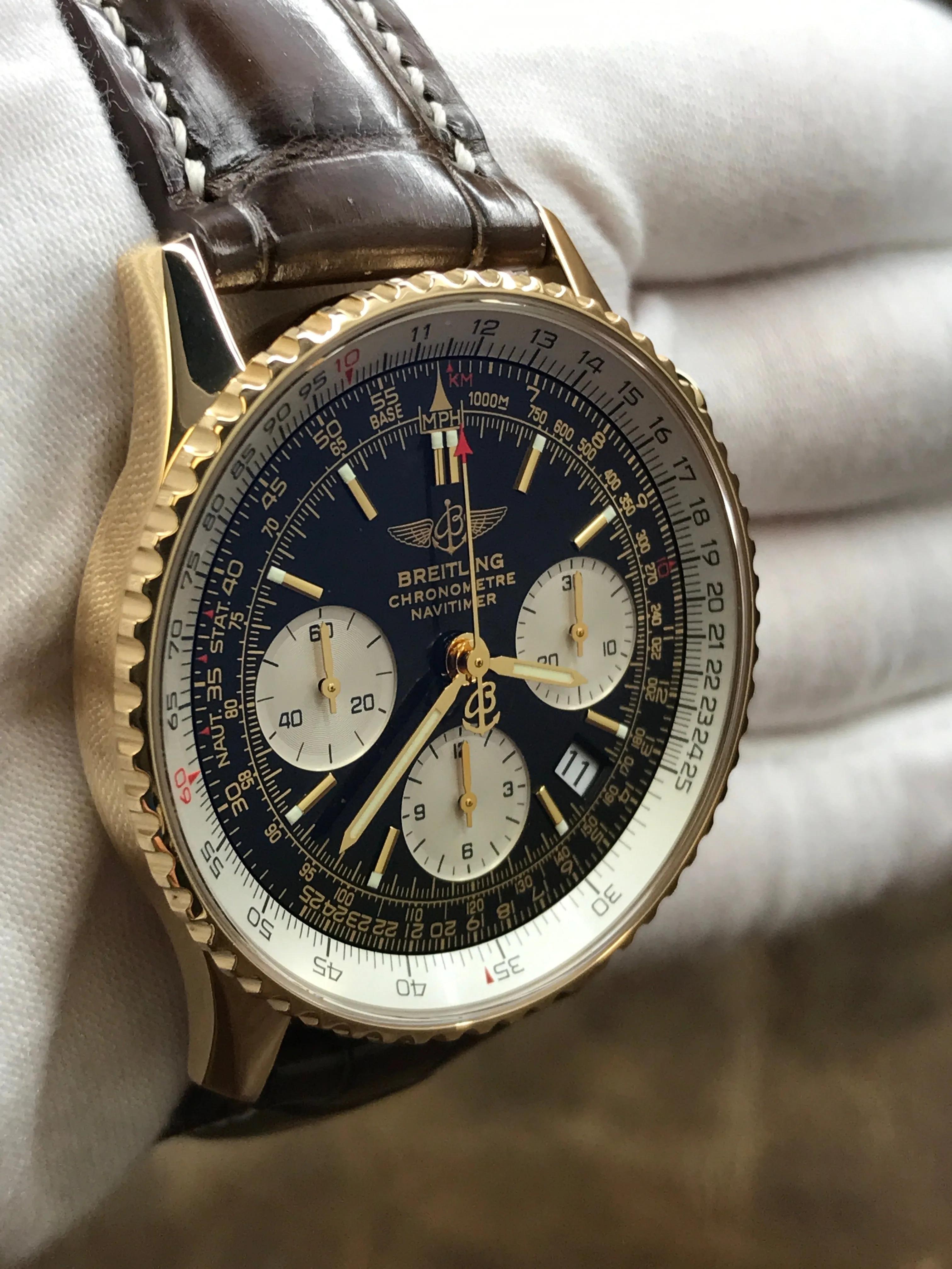 Breitling Navitimer K23322 Black Dial Automatic Men's Watch