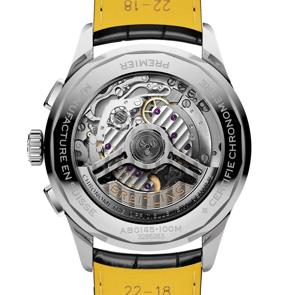 Breitling Premier B01 Chronograph 42mm Black Dial Automatic Gents Watch AB0145221B1P1