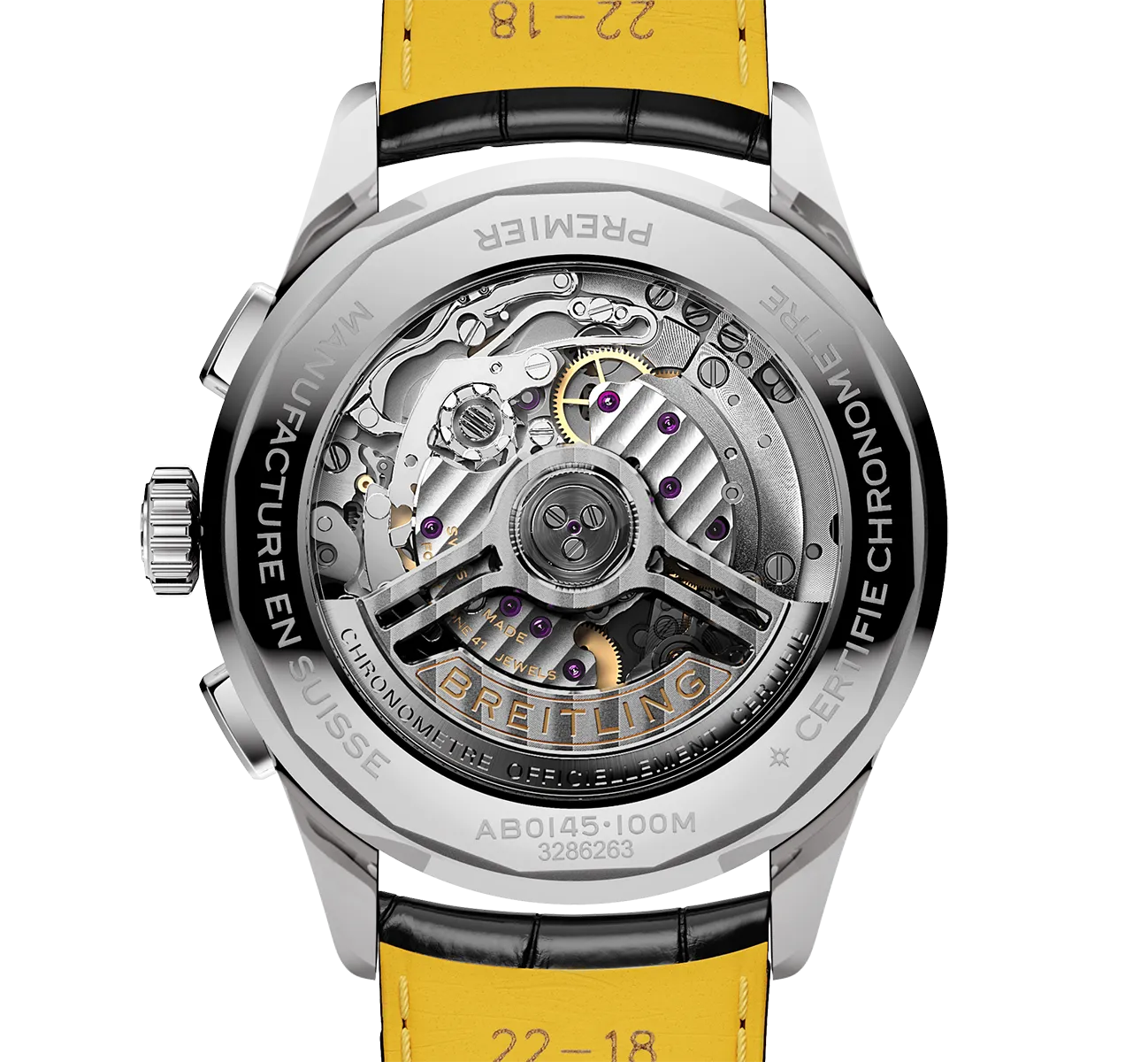 Breitling Premier B01 Chronograph 42mm Watch with Black Dial