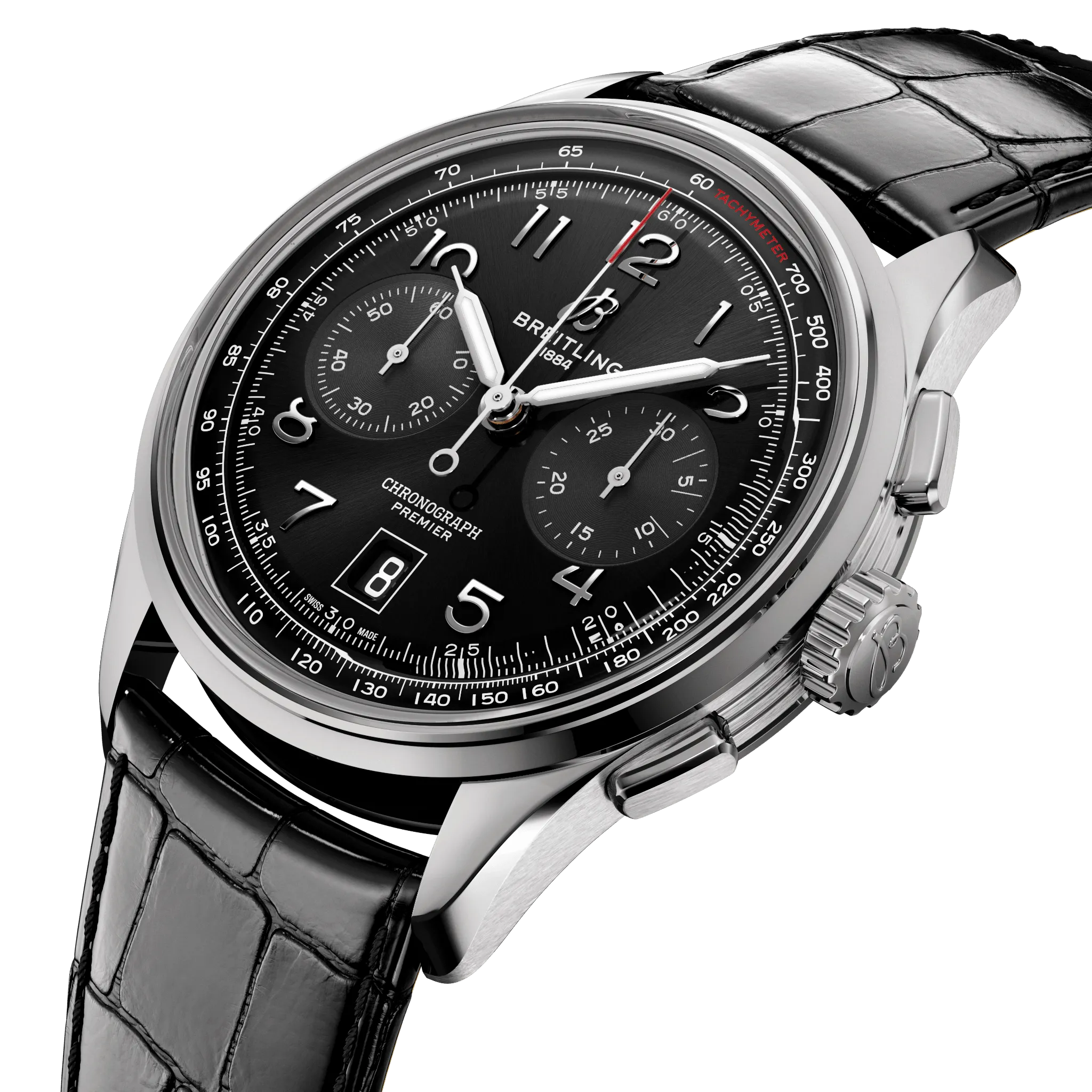 Breitling Premier B01 Chronograph 42mm Watch with Black Dial
