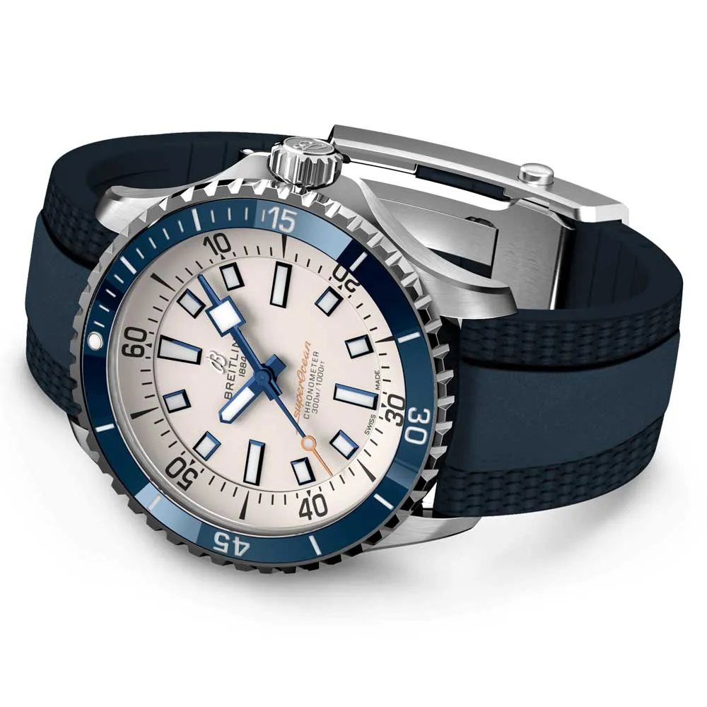 Breitling Superocean 42mm Silver Dial Automatic Gents Watch A17375E71G1S1