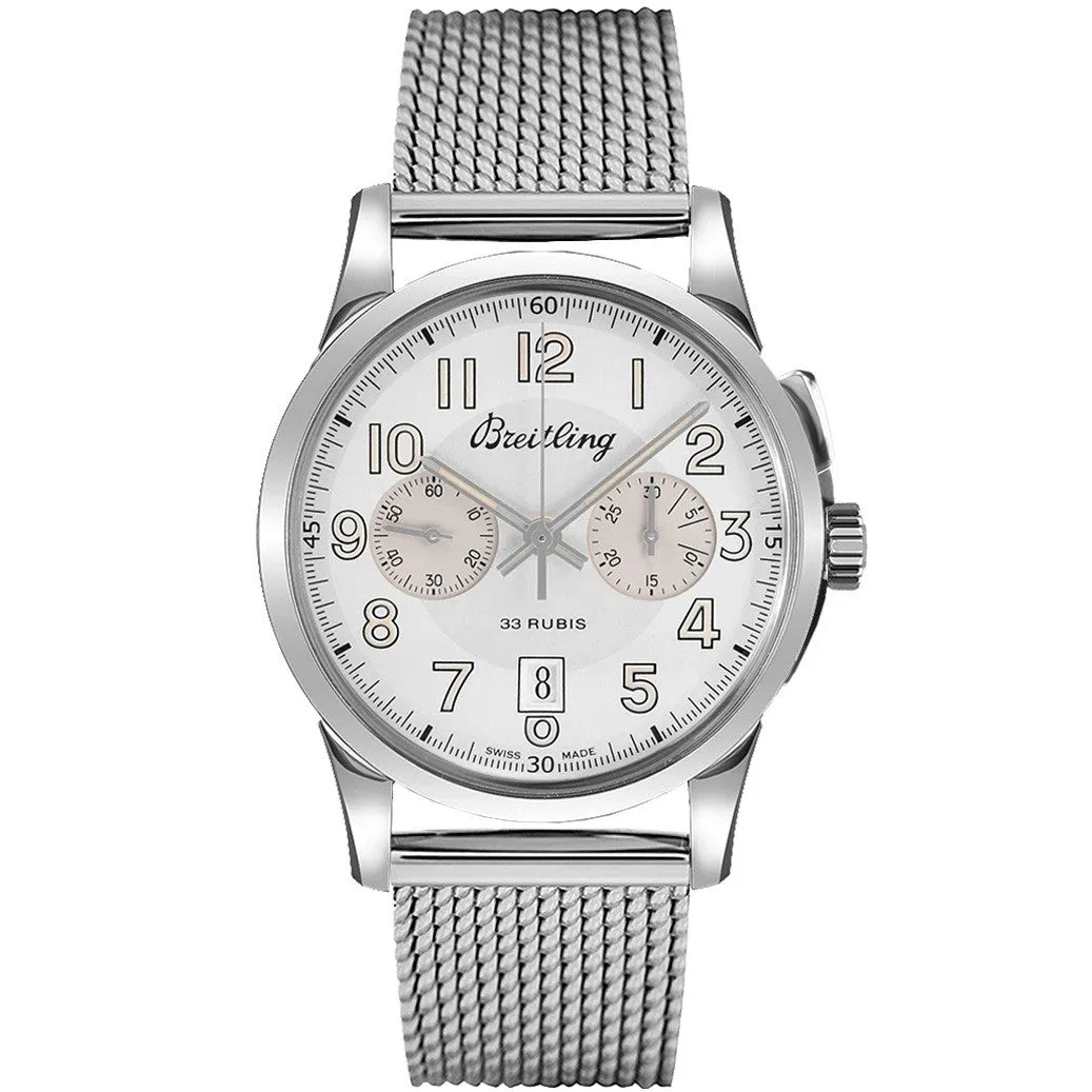 Breitling Transocean Manual Stainless Steel Mens AB141112/G799 154A