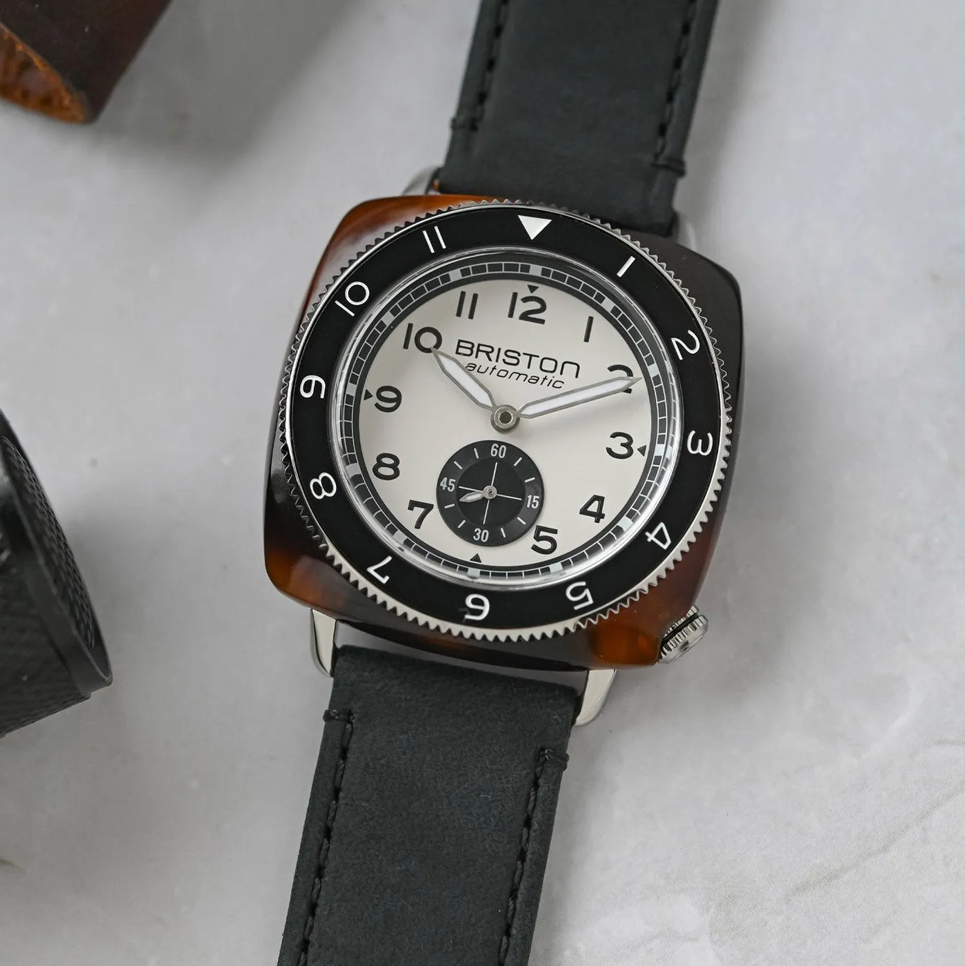 Briston Clubmaster Legend Automatic Small Second Acetate White