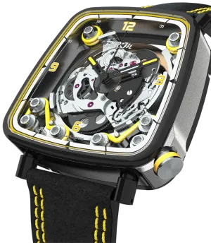 B.R.M. FF39-40 Grey Titanium Black PVD Yellow