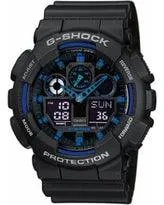 Casio G-Shock GA100-1A2 Ana-Digi Speed Indicator Black Dial Watch