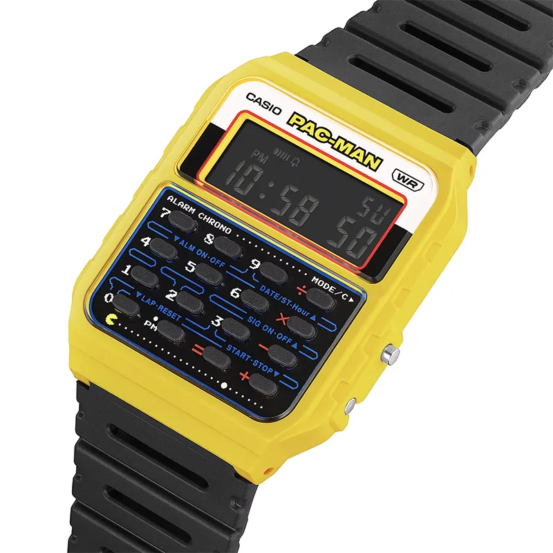 Casio x PAC-MAN Standard CA53WPC-1B Watch xld
