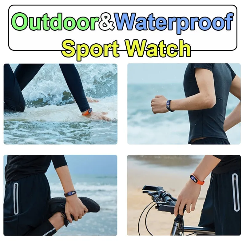 Children Waterproof Led Digital Watch