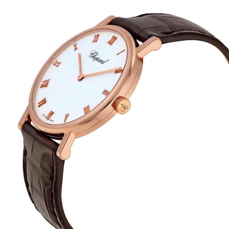 Chopard Classic White Dial Rose Gold Ladies Watch 163154-5001DBR
