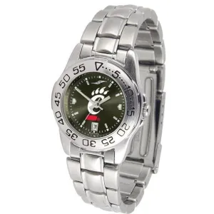 Cincinnati Bearcats Ladies AnoChrome  Steel Band Sports Watch