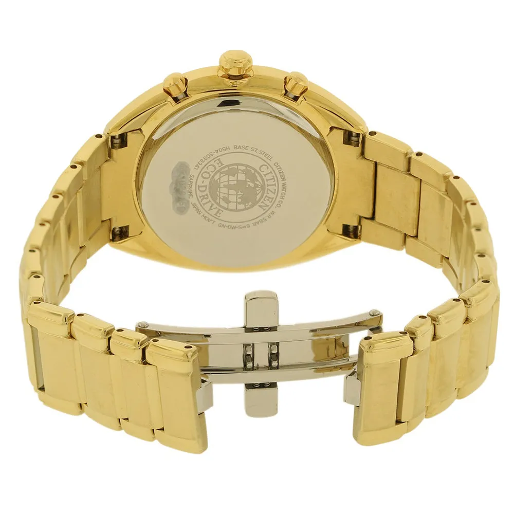 Citizen Eco-Drive Womens Celestial Stainless Steel Case and Bracelet White Dial Gold Watch - FB1392-58A