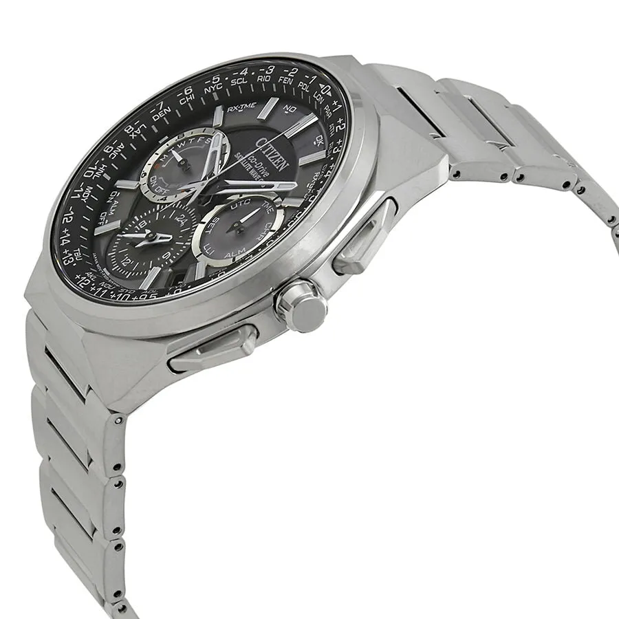 Citizen Satellite Wave F900 GPS Titanium Men's Watch CC9008-50E