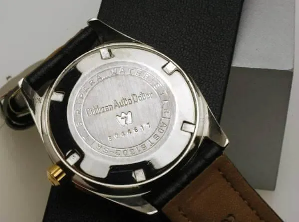 Citizen Wristwatch Autodata Shet Rotor Polished 1965