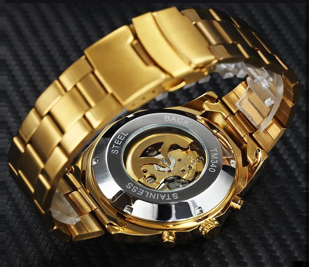 Classy Men Automatic Skull Trooper Watch