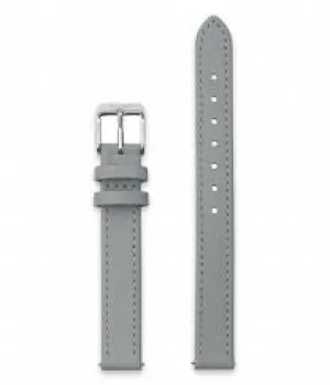 Cluse Strap 12mm Leather Grey, Silver Colour