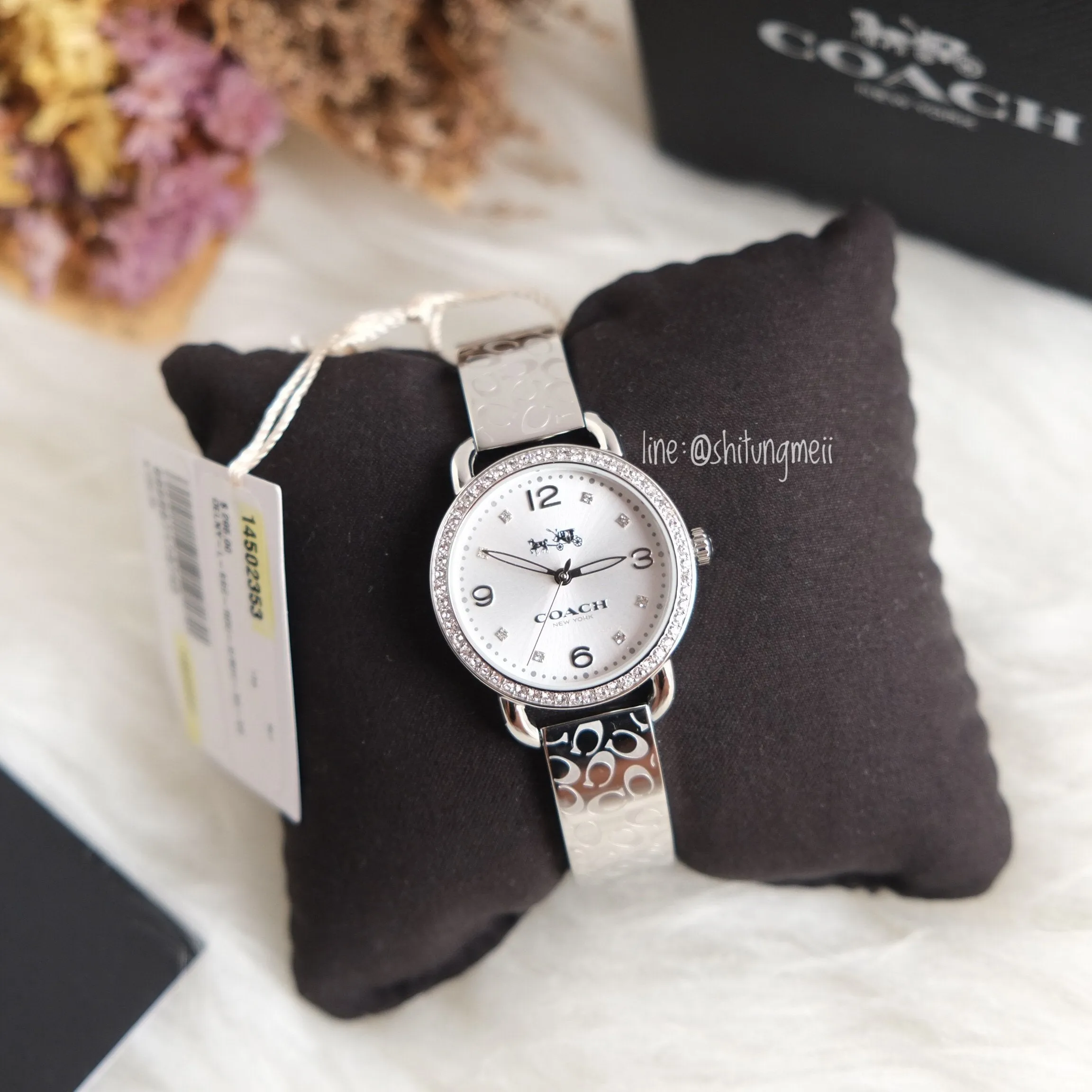 Coach Delancey Classic All Silver Diamond Ladies Watch 14502353