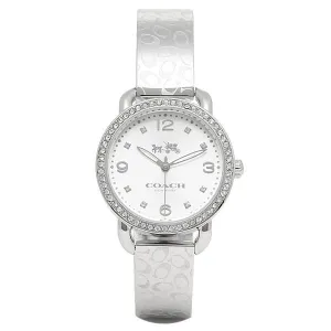 Coach Delancey Classic All Silver Diamond Ladies Watch 14502353