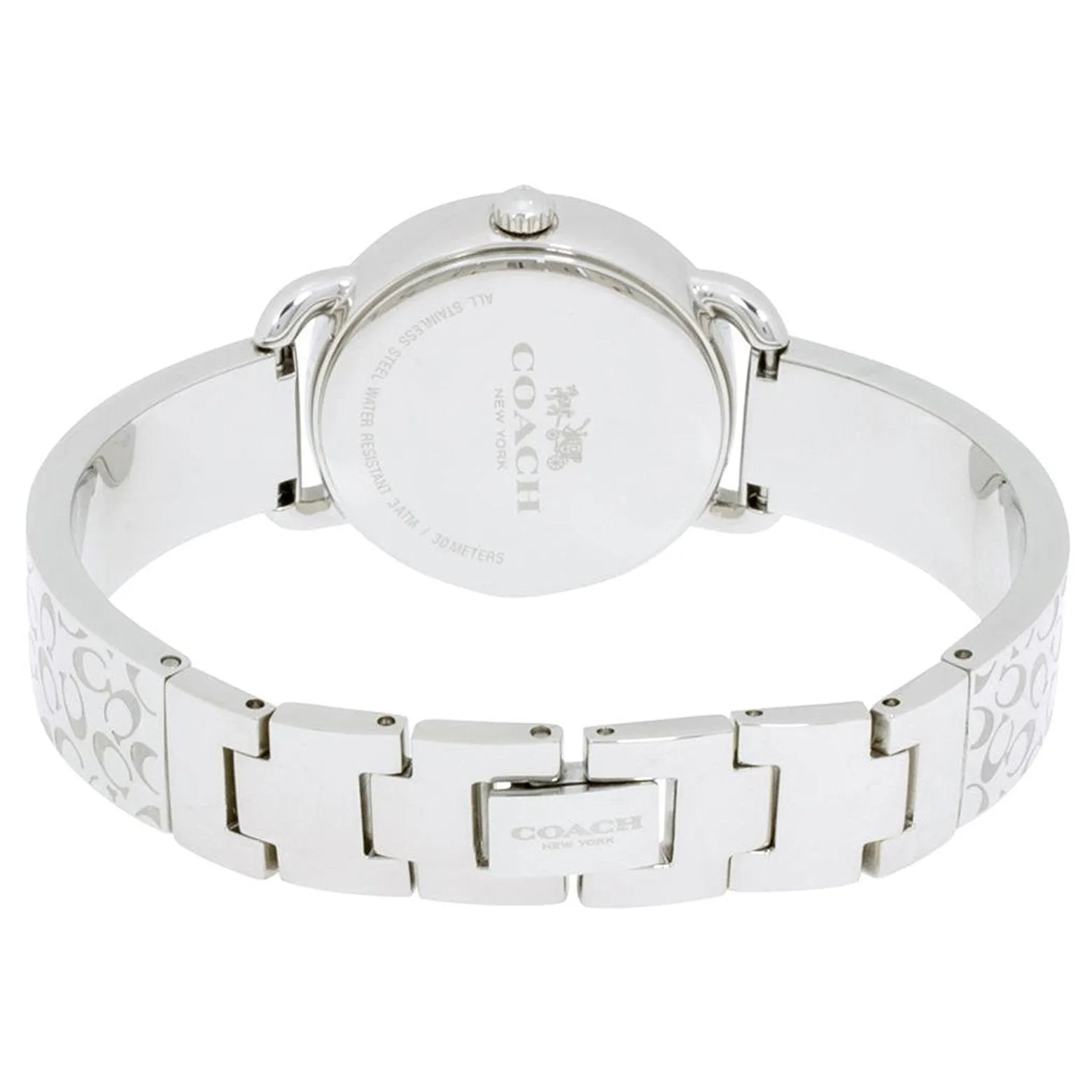 Coach Delancey Classic All Silver Diamond Ladies Watch 14502353