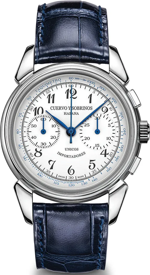 Cuervo y Sobrinos Watch Historiador Landeron Limited Edition D