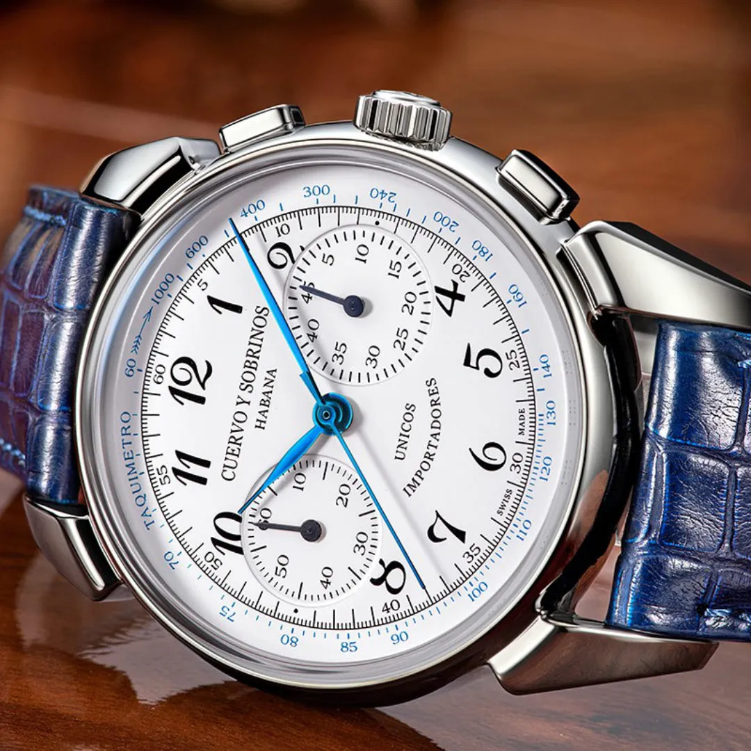 Cuervo y Sobrinos Watch Historiador Landeron Limited Edition D