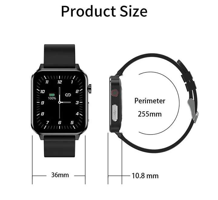 E86 Smartwatch (TPU Blue)