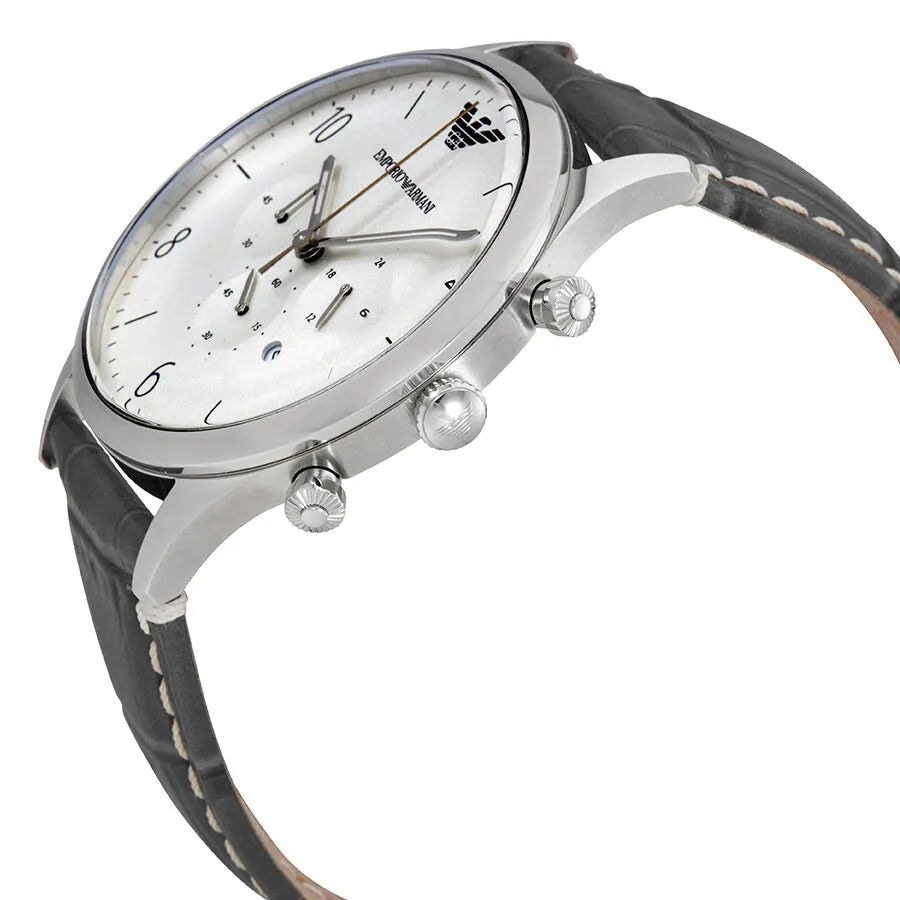 Emporio Armani Classic Silver Dial Men's Chronograph Watch AR1861