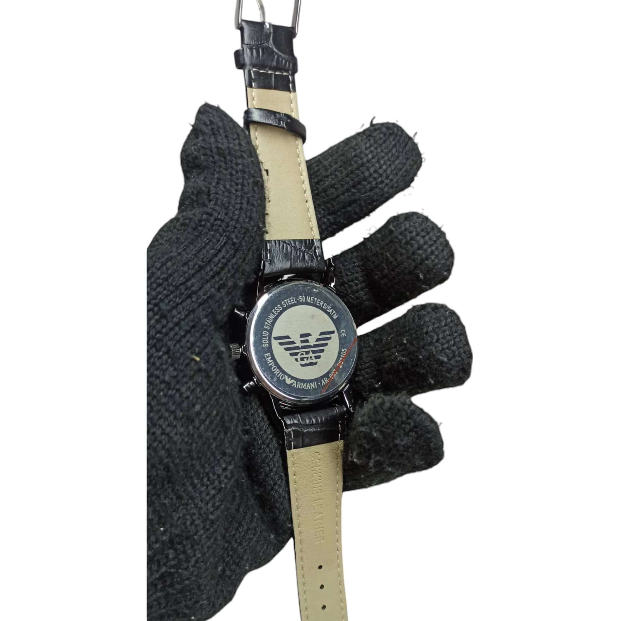 Emporio Armani – Master Quality – Chrono graph – Blue/Black – Strap - Men's Watch