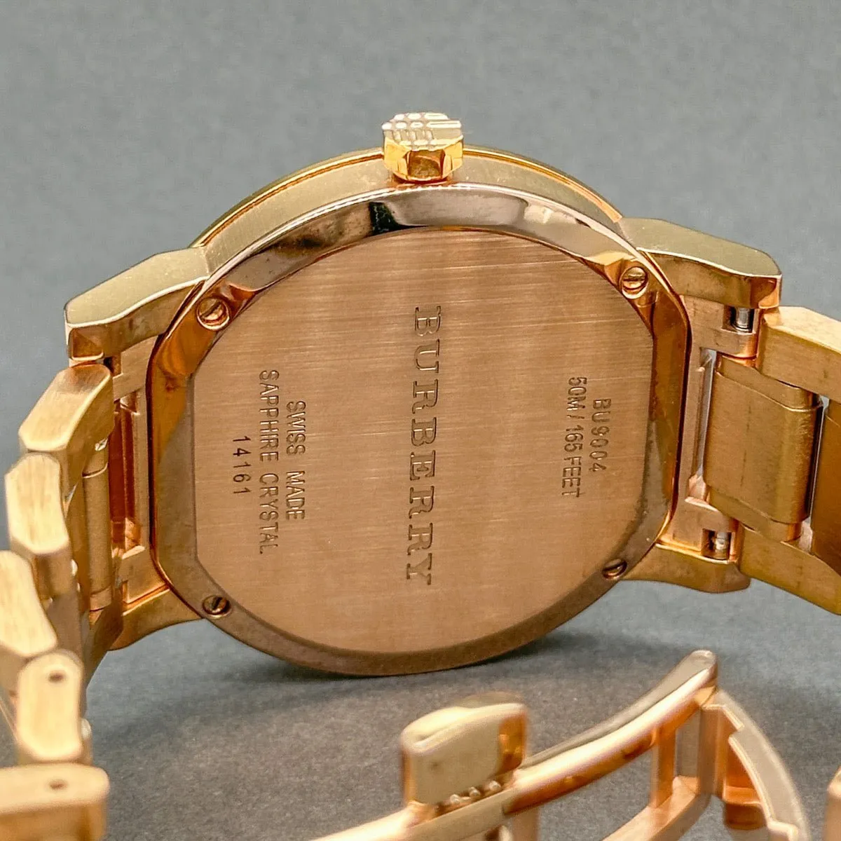 Estate Burberry Check Women’s Quartz Watch Ref#BU9004
