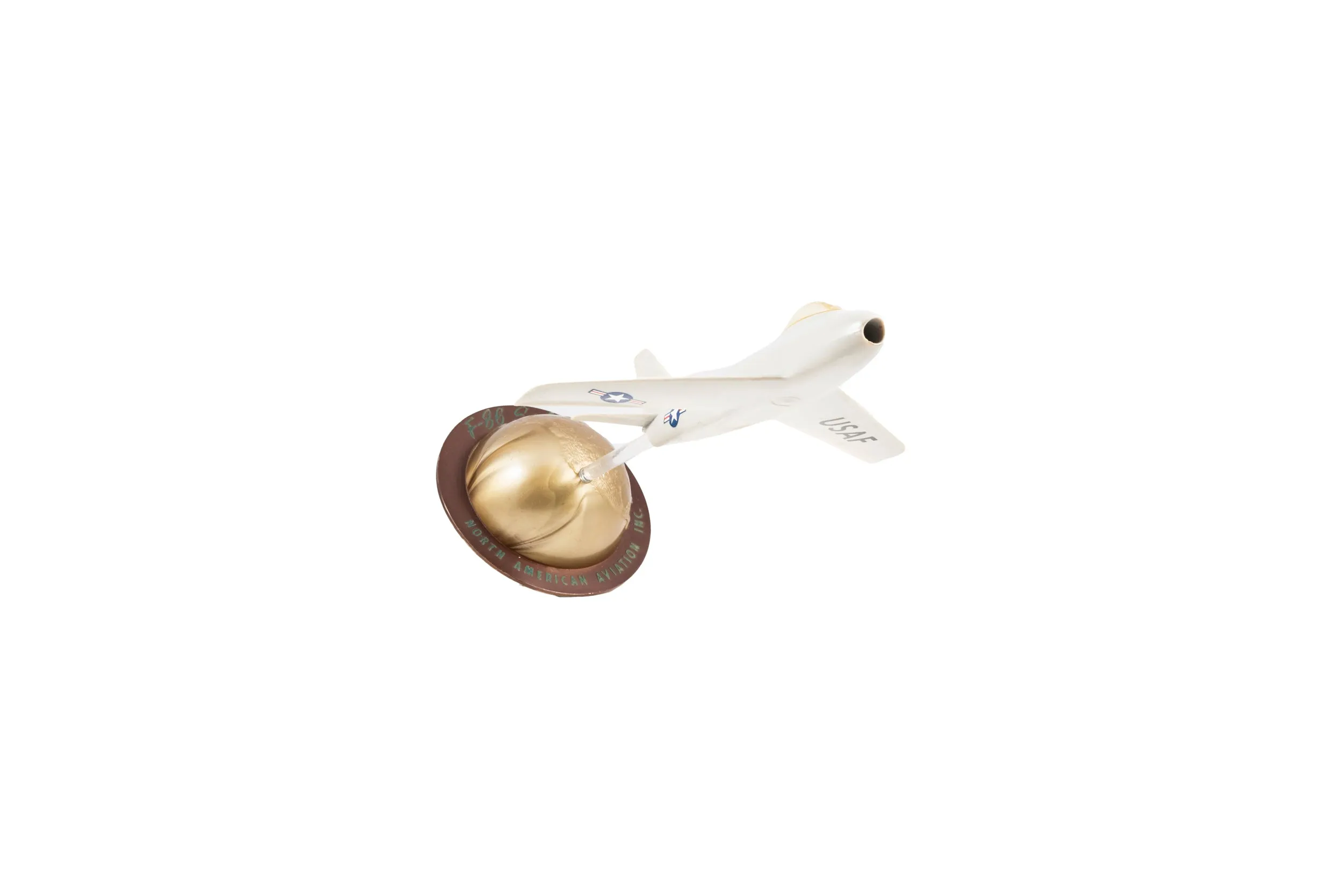 F-86 Sabre Desktop Model with Globe by Topping