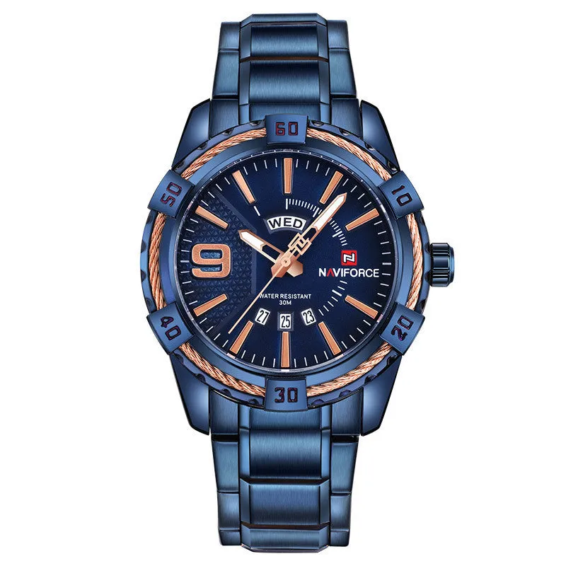 Fashion Luxury Waterproof Stainless Steel Quartz Watch