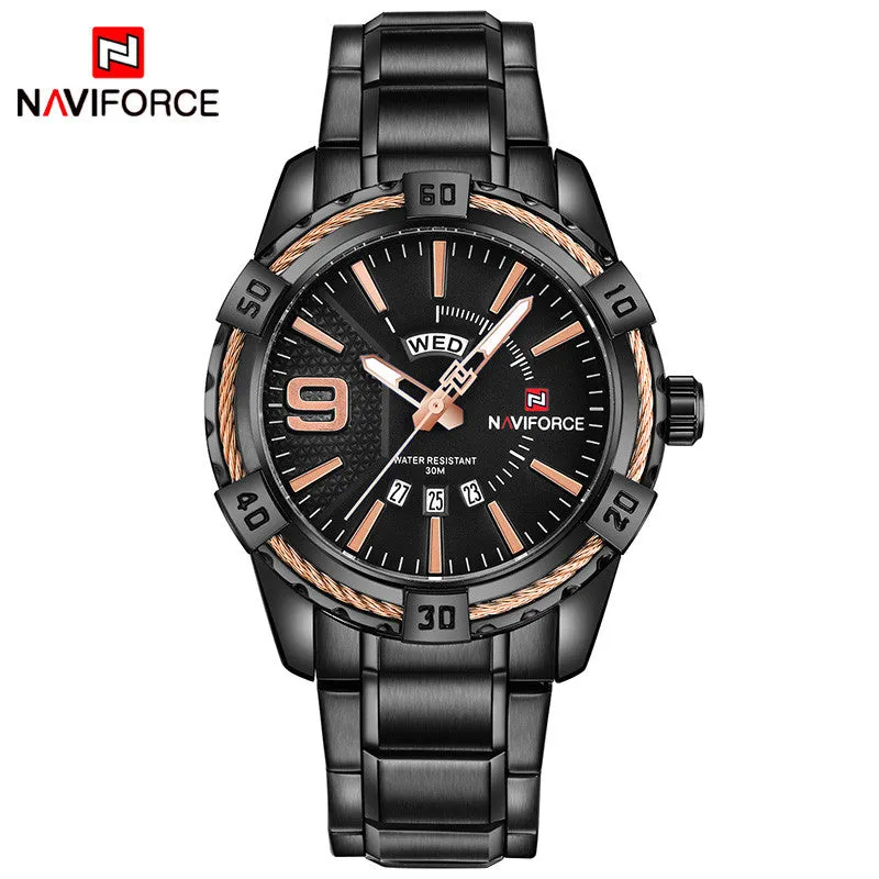 Fashion Luxury Waterproof Stainless Steel Quartz Watch