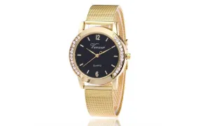 Fashion Metal Mesh Quartz Watch For Women