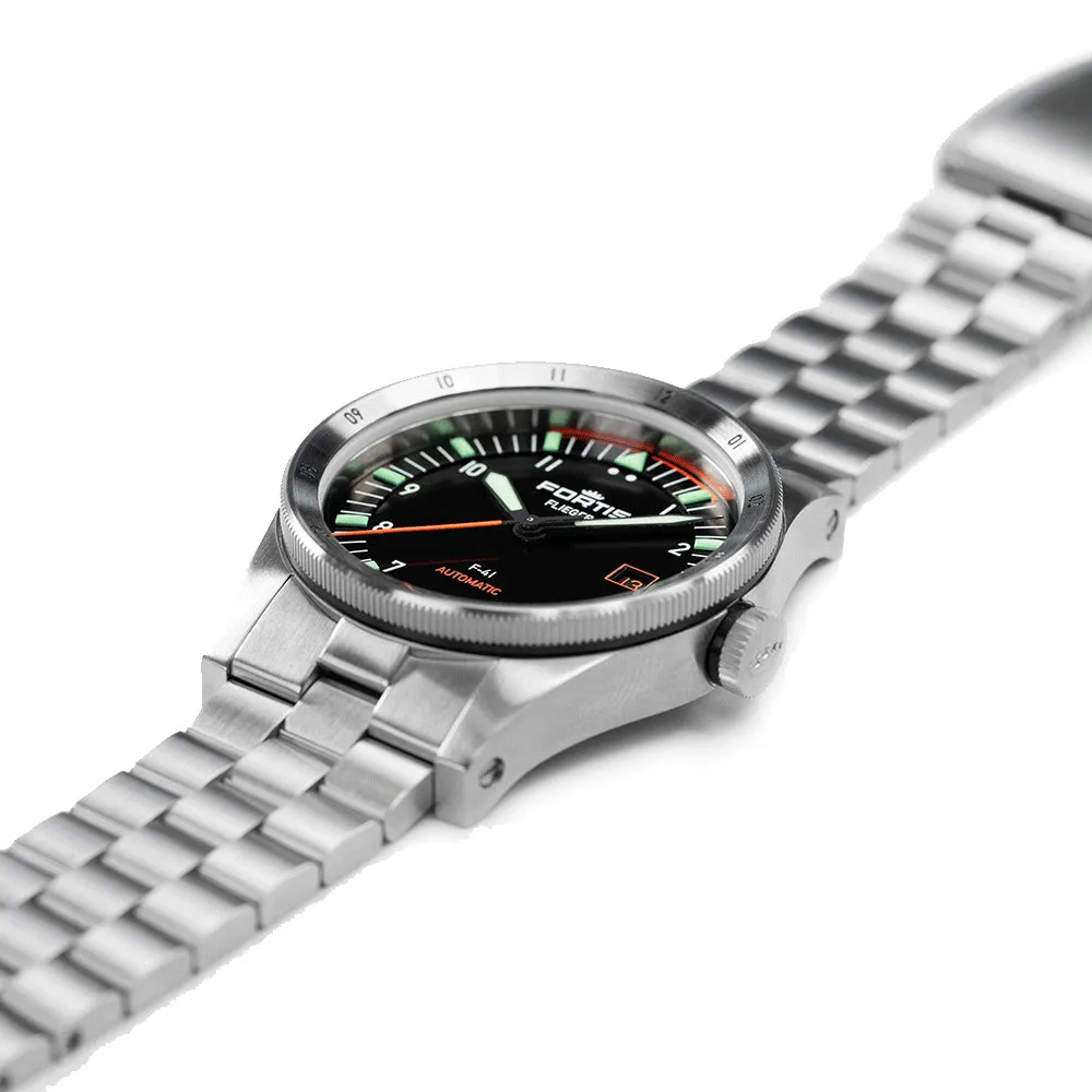 Fortis Flieger F-41 Automatic On Block Bracelet