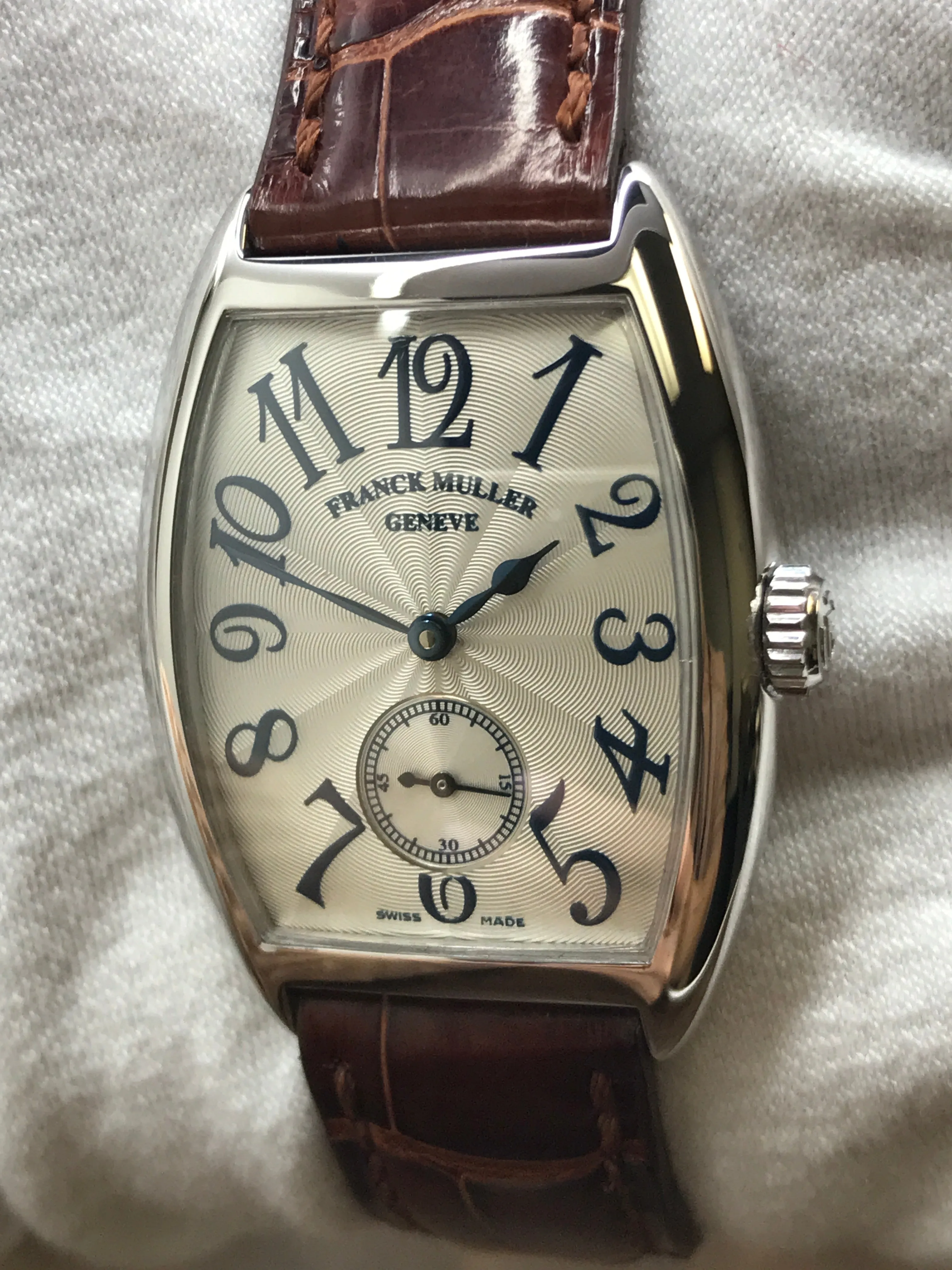 Franck Muller Casablanca 7502 S6 G Silver Dial Hand Wind Watch